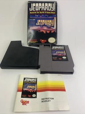 Jeopardy Nintendo Entertainment System NES CIB Complete w/ Box NICE Black Box - Image 1 of 4