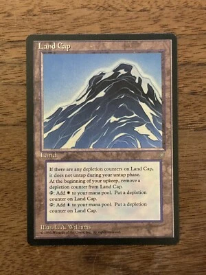 Land Cap NM+ NEVER PLAYED MTG Ice Age Magic 1995 VINTAGE FREE SHIPPING - Image 1 of 2