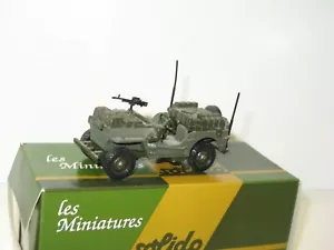 Solido Jeep Willys Khaki Of SAS Military Machine Gun Vicker - Picture 1 of 3