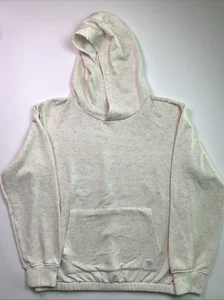Mondetta Youth Girls Comfy Long Sleeve Hoodie, White Sprinkles, Size L 14/16 - Picture 1 of 6