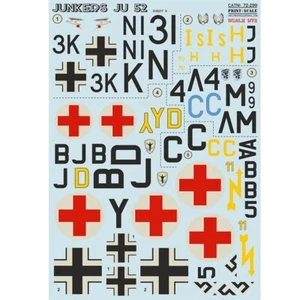Aufkleber für Flugzeug 1:72 Junkers Ju 52 Part3 Decals Print Scale 72-299 - Bild 1 von 24