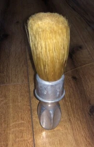 Antiguo JUEGO DE GOMA de colección esterilizado #3 mango de aluminio cepillo de afeitar 3 raro - Imagen 1 de 6