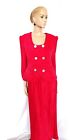 GEORGE F.COUTURE RASPBERRY EVENING OR SPECIAL OCCASION SKIRT SUIT SIZE 14