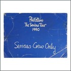 Phil Collins The Serious Tour 1990 Dressing Room Sign (UK)