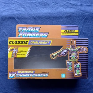 Transformers Classic ONSLAUGHT empty box üres doboz 1990 - Picture 1 of 8
