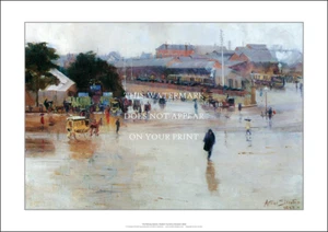 Railway Station, Redfern Art Print – Arthur Streeton 1893 Art – 3 sizes Poster - Picture 1 of 4