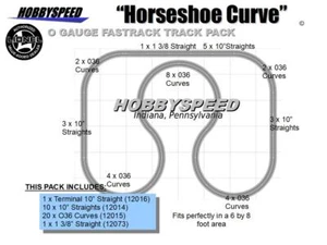 LIONEL FASTRACK HORSESHOE CURVE TRACK PACK under/around your Christmas tree NEW - Picture 1 of 5