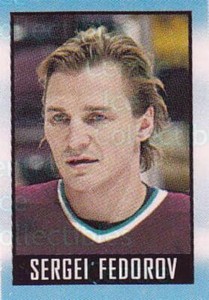 2003-04 Topps NHL Hockey Stickers #96 Sergei Fedorov