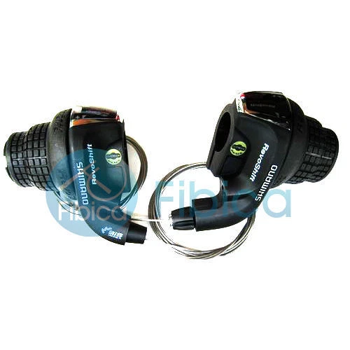 New Shimano SIS SL-RS35 TOURNEY Twist Shifter 3x7-speed Right+Left shift set - Image 1 of 1