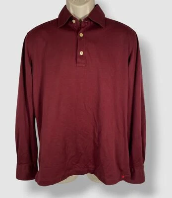 Polo Kiton Hombre Rojo Manga Larga Talla M Foto 1 de 4