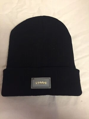 Winter Knit Flashlight Beanie Hat/Cap  New  Black  Unisex one size fits most - Image 1 of 4