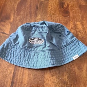 Vans Hankley Sombrero Cubo Azul Niágara Monopatín Surf Longboarding - Imagen 1 de 8