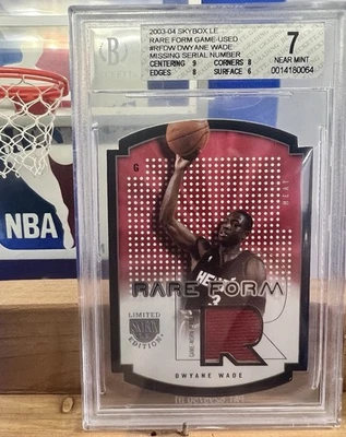 2003-04 Skybox L.E. DWYANE WADE Rare From Game Jersey card RF-DW ERROR MISSING # - Image 1 of 3