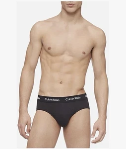 Calvin Klein Men’s 4-Pack Cotton Stretch Briefs Black Size Small Underwear New - Picture 1 of 9