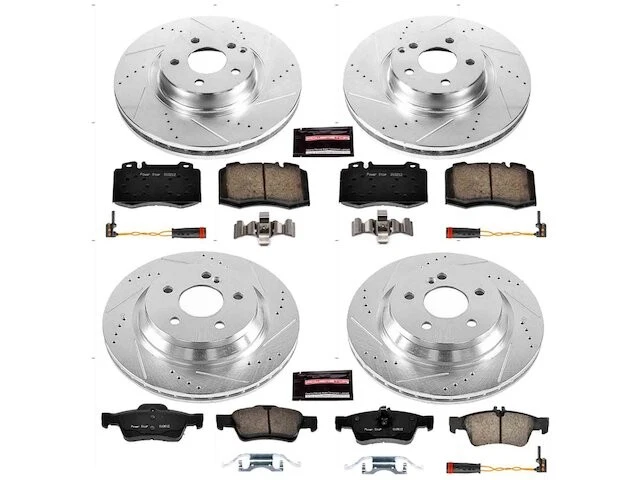 Front and Rear Brake Pad and Rotor Kit For 03 Mercedes SL500 KM49Z7 - Image 1 of 1