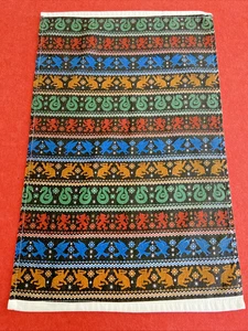 Harry Potter Terry Cotton Tea Towel w Hogwarts Houses Pattern Kitchen Collection - Picture 1 of 16