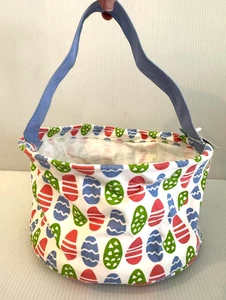NWT ~ Easter Eggs Easter Basket ~ Rock Flower Paper Co. ~ Collapsible - Picture 1 of 5