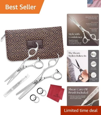 Estojo ergonômico SilkCut tesoura e diluente - lâminas afiadas ambidestras 5" - Imagem 1 de 4