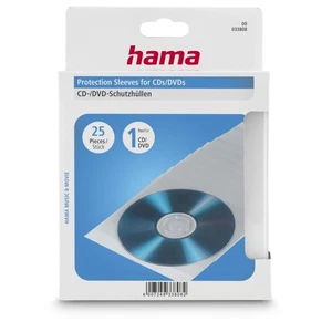 Hama 25x Pp Plastique Schutz-Hüllen Étui-cd Manches CD DVD Blu-Ray CD - Afbeelding 1 van 5