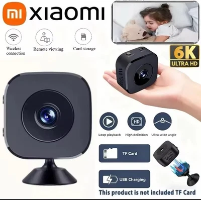 N.2pz Xiaomi 6K HD Wifi Camera Mini Telecamera Protezione Di Sicurezza Wireless - Immagine 1 di 4