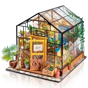 ROBOTIME DIY Miniature House Cathy s Flower House Miniatura Miniature da - Foto 1 di 24