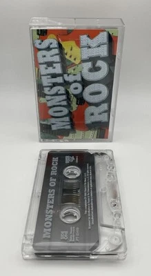 Monsters Of Rock 🎸 Razor & Tie Cassette Hair Metal Cassette Tape - Imagem 1 de 3