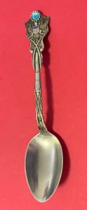 Patriotic USA Sterling Silver 24.3g 5 7/8” Souvenir Sooon - Picture 1 of 9