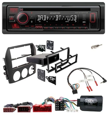 Kenwood Lenkrad CD USB Bluetooth DAB Autoradio für Mazda MX 5 NC 2005-2008 aktiv - Bild 1 von 4