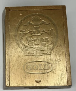 Pyramid Empty Wood Cigar Box Vegas Gold Aged 5 Years - Picture 1 of 9
