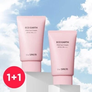 Crema solar Eco Earth rosa 50 g 2 unidades protector solar The Saem