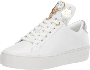 Michael Michael Kors Mindy Lace-Up Silver 8.5 M - Picture 1 of 1