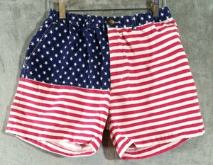 Chubbies Shorts Mens Medium M American Flag Stars and Stripes Mericas - Imagen 1 de 9