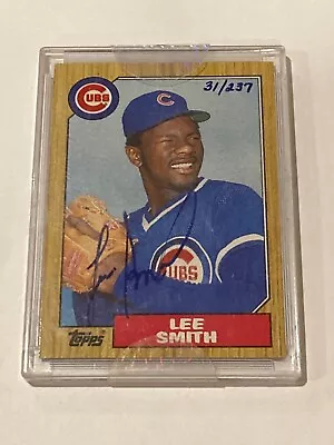 Lee Smith 2004 Topps Originals Signature Series Autograph Card 1987 /237 - Image 1 of 2