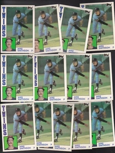 1984 Topps Traded #110T LOT of (13) MIKE SMITHSON NM/MT Minnesota TWINS P - Picture 1 of 1