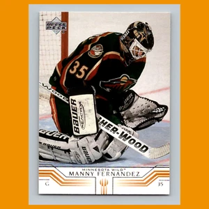 Manny Fernandez #87 2001 Upper Deck Minnesota Wild Hockey Card NHL NM - Picture 1 of 3