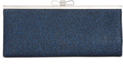 Inc International Concepts Carolyn Glitter Clutch Navy Silver — 第 1/2 张图片