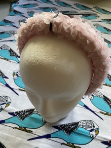 Halogen x Atlantic Pacific Pink Ballerina Flower Headband NWT $35