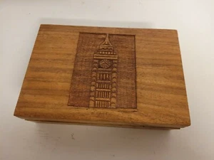 Wooden box with big ben on top !! - Picture 1 of 3