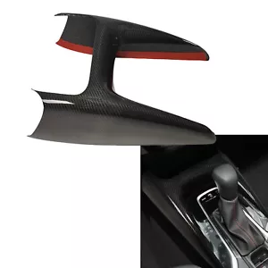 Carbon Fiber Gear Shift Frame Cover Trim For Toyota Corolla GR 2023-2025 - Picture 1 of 9