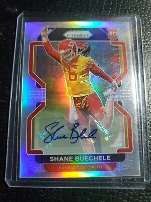 2021 Prizm 396 Shane Buechele Auto Silver Chiefs - Image 1 of 2
