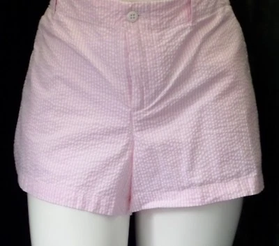 RALPH LAUREN ROSA Y BLANCO RAYAS CAMINAR CASUAL VESTIDO SHORTS TALLA: 14 NUEVO CON ETIQUETAS Foto 1 de 3