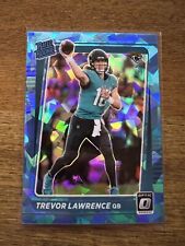 2021 Donruss Optic NFL Trevor Lawrence Rated Rookie Blue Ice Prizm #/15 SP- READ