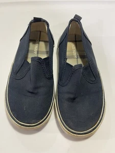 Boys Old Navy Slip On Sneaker Size 3T/3A Dark Blue Dress Shoes Great Condition - Picture 1 of 5