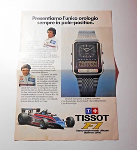 PUBBLICITÀ ADVERTISING WERBUNG ITALIAN CLIPPING 1980 TISSOT F1 POLE POSITION - Picture 1 of 1