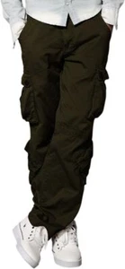Match Men's Wild Cargo Pants 34, Army Green  - Picture 1 of 6