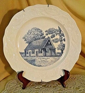 QUAKER MEETING HOUSE PLATE LYNCHBURG VIRGINIA R.C.S. STUBENVILLE EDWARDS 1955. - Imagen 1 de 9