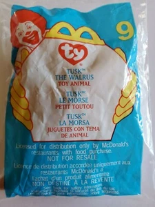 McDonalds Ty Teenie Beanie Tusk The Walrus 2000 nuevo en paquete #9 - Imagen 1 de 2