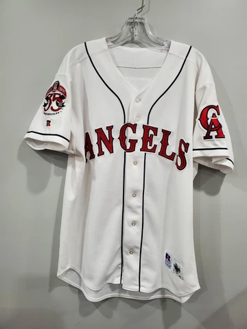 Autographed Authentic Russell Diamond California Angels Todd Greene 8 Jersey 46 Cover