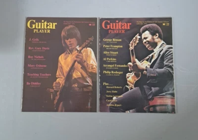 Guitar Player Magazine 1974 Lot of 2 FEB JAN J. GEILS / GEORGE BENSON - Image 1 of 4