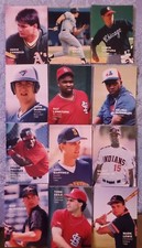 1990 M.V.P. Rookies Superstars Complete 12 Card Baseball Set Rookies!